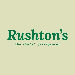 Rushton's the chefs' greengrocers logo
